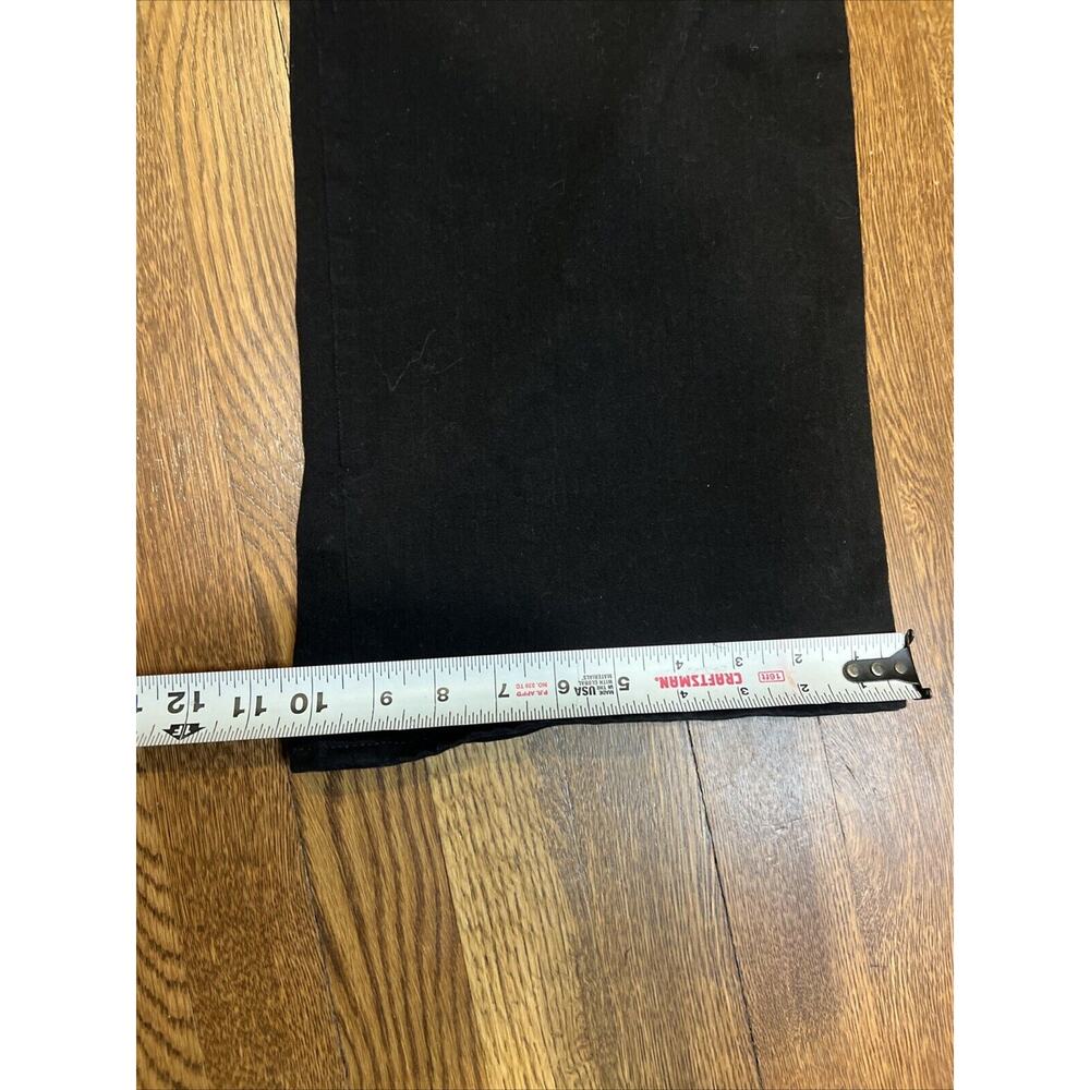 EUC‎ J Crew Womens Wide Leg Full Length Jeans Stretch Size 33 Black 34x28 - Picture 6 of 10